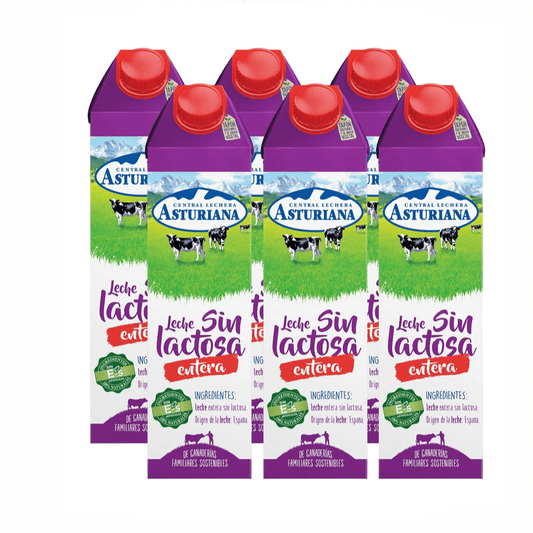 Asturian Milk Dairy Milk Lactose Free 6x1 L