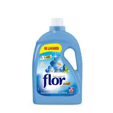 Flor Azul suavizante para ropa 50 lavados