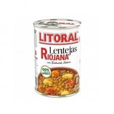 Lentejas Riojanas Litoral 425g