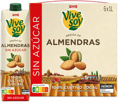 Vive soy Almonds 6x1L almond milk