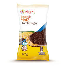 Corn or Rice Cake with chocolate Ifa Eliges 4x26g