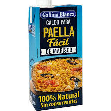 Broth Gallina Blanca 100% Natural.Paella 1 L