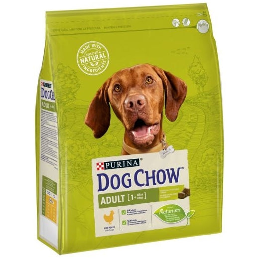 Tiernahrung Dog Chow Erwachsenenfutter mit Huhn für Hunde 2,5 kg