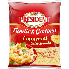 Queso rallado Emmental PRESIDENT 90g