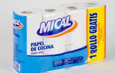 Papel de cocina Mical 2 capas 4 unidades