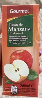 zumo de manzana gourmet 12 x 1l brick