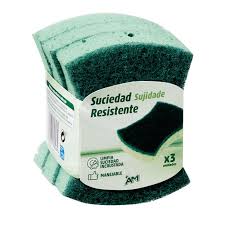ESTROPAJO "AM" SUCIEDAD RESISTENTE 3U.
