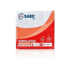 Servilletas blancas IFA SABE 1 CAPA 30X30  70u.