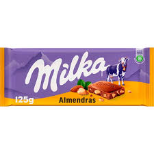 Chocolate MILKA Almendras 125g.