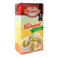 Salsa Bechamel PRESIDENT sin gluten 500ml.