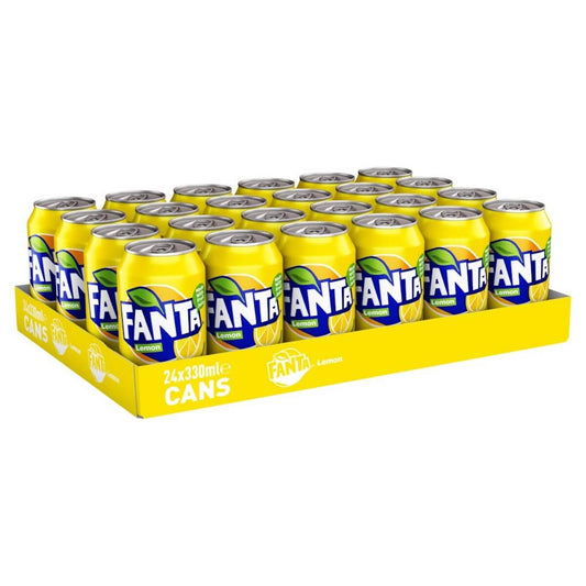 Fanta Lemon 24x0.33 L Pack of cans