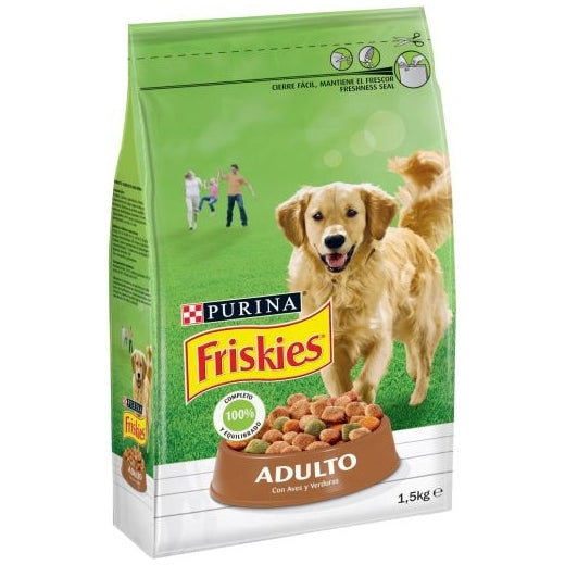 Alimento para mascotas Friskies Pienso Perro Adulto Ave y Verduras 3kg