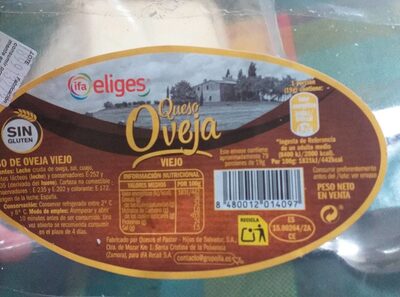 Queso Oveja Viejo Ifa Eliges x kg