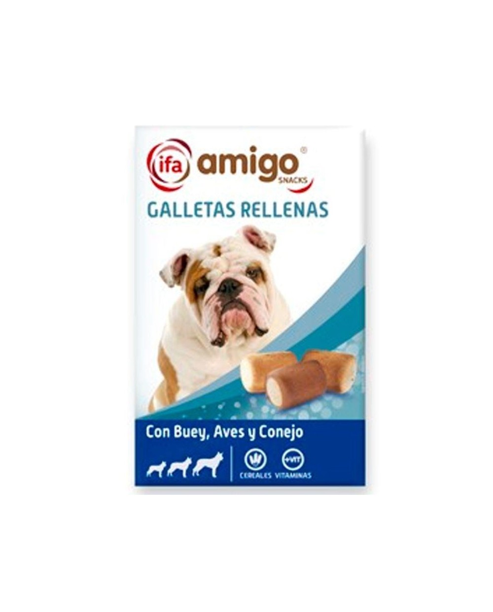 Snack Perro galletas rellenas Ifa Amigo 500gr