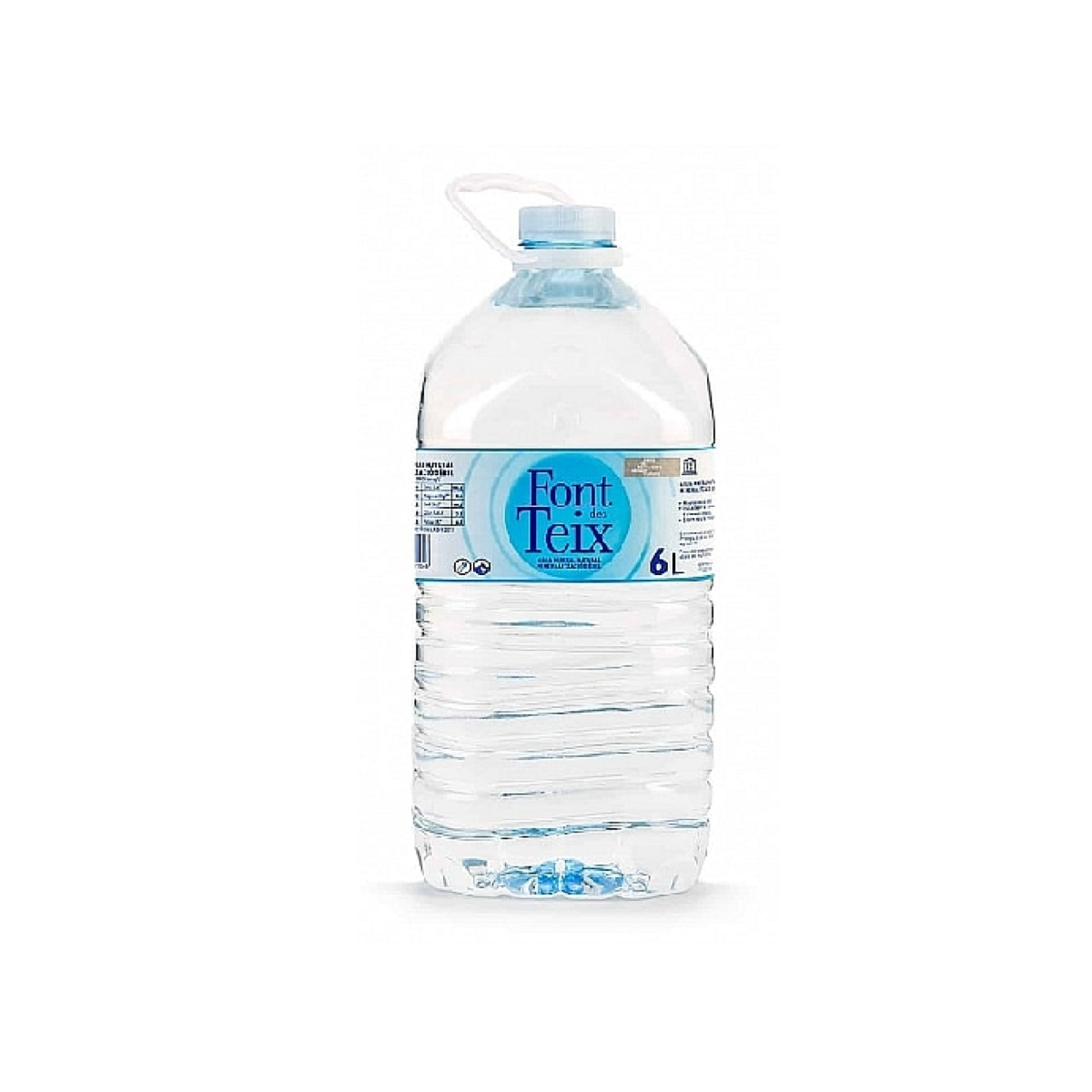 Agua Font des Teix Garrafa 6 L