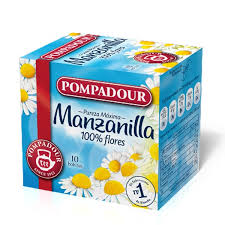 POMPADOUR Infusions 25 sachets (Various Flavors) Chamomile, chamomile anise, pennyroyal mint, linden or classic tea