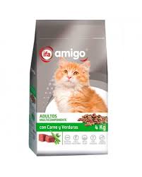 Comida gato carne/vegetales ifa amigo 4k