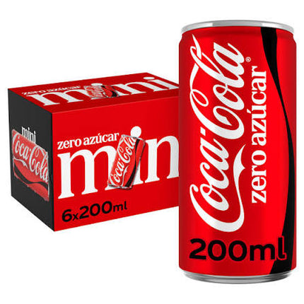 Coca Cola Mini 200ml Zero 6unid