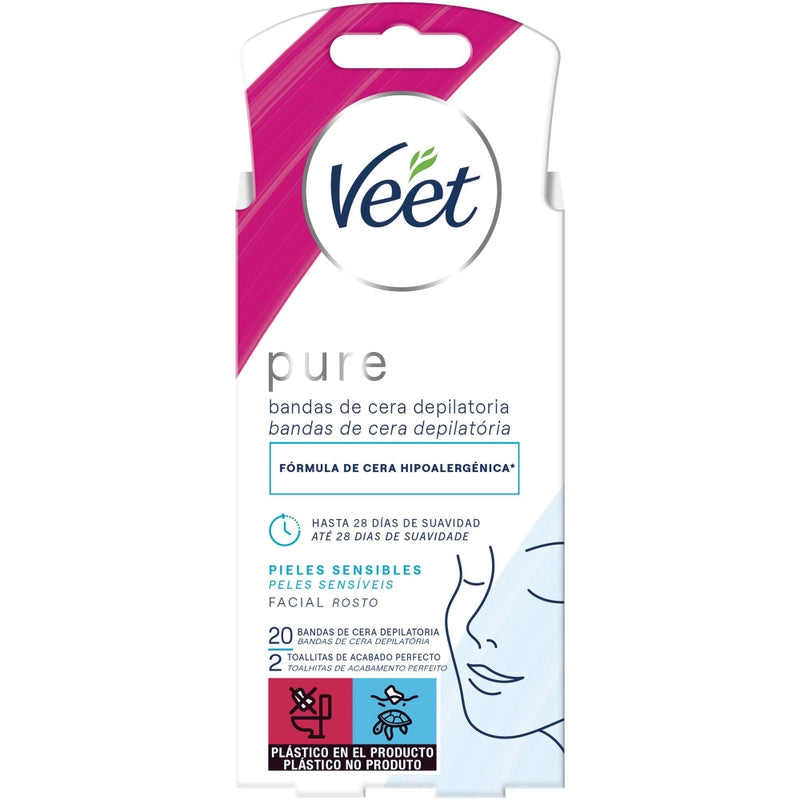 Veet Pure Facial Band 20 Bänder