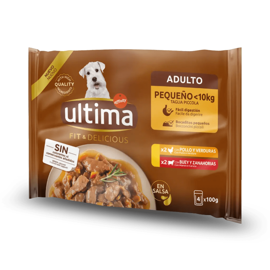 Ultima Fit&amp;Delicious Huhn und Rind 4 Stück 100g