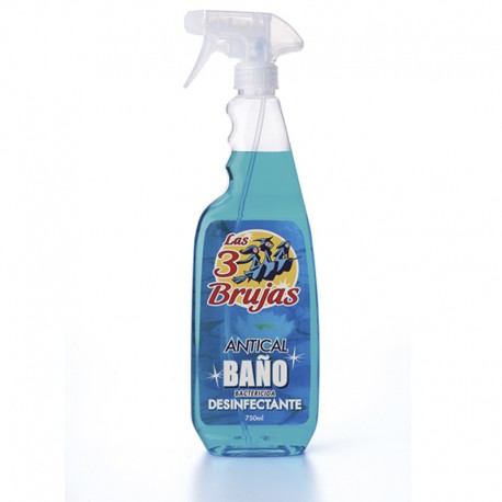 Limpiador Baño Desinfectante Las 3 Brujas Pistola 750 ml.