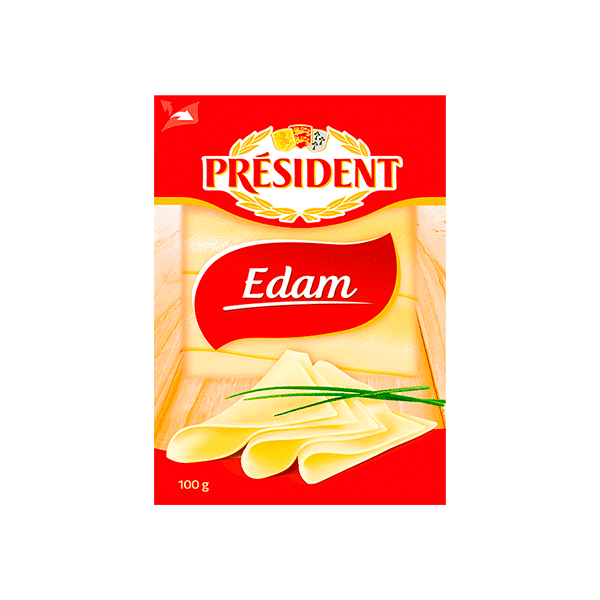 Edam President Slices 100g