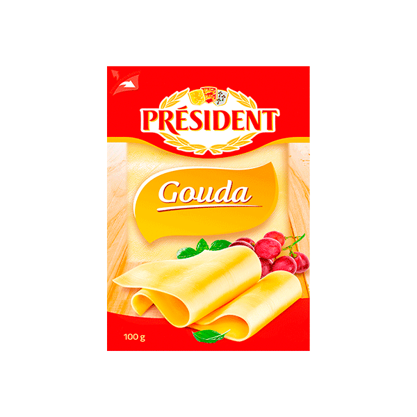 Lonchas Gouda President 100g