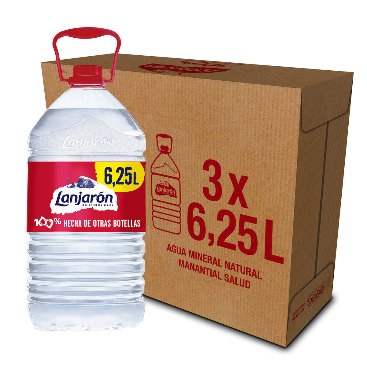 Lanjarón Wasser 3x6,25 L Karaffe Kasten