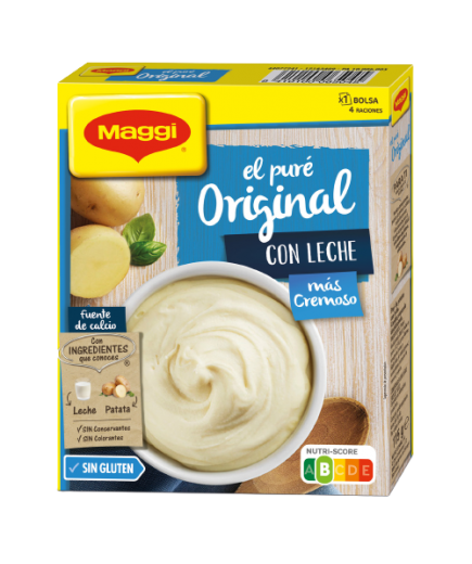 Puré de patatas con Leche Maggi caja 115gr