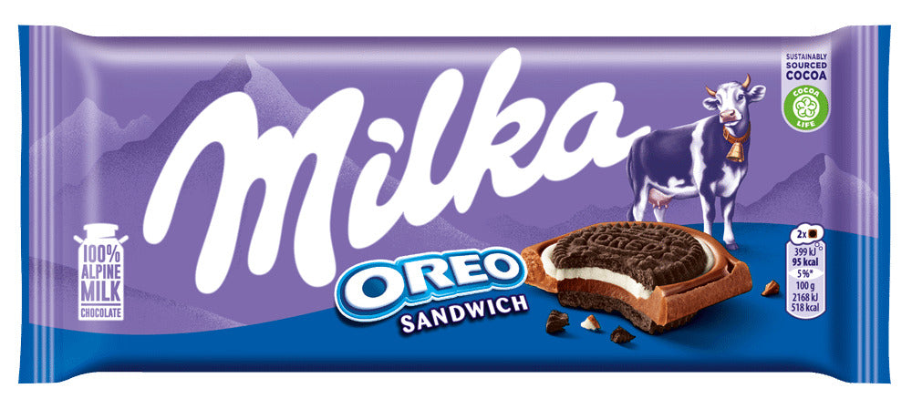 Chocolate Milka Oreo Sandwich 92g