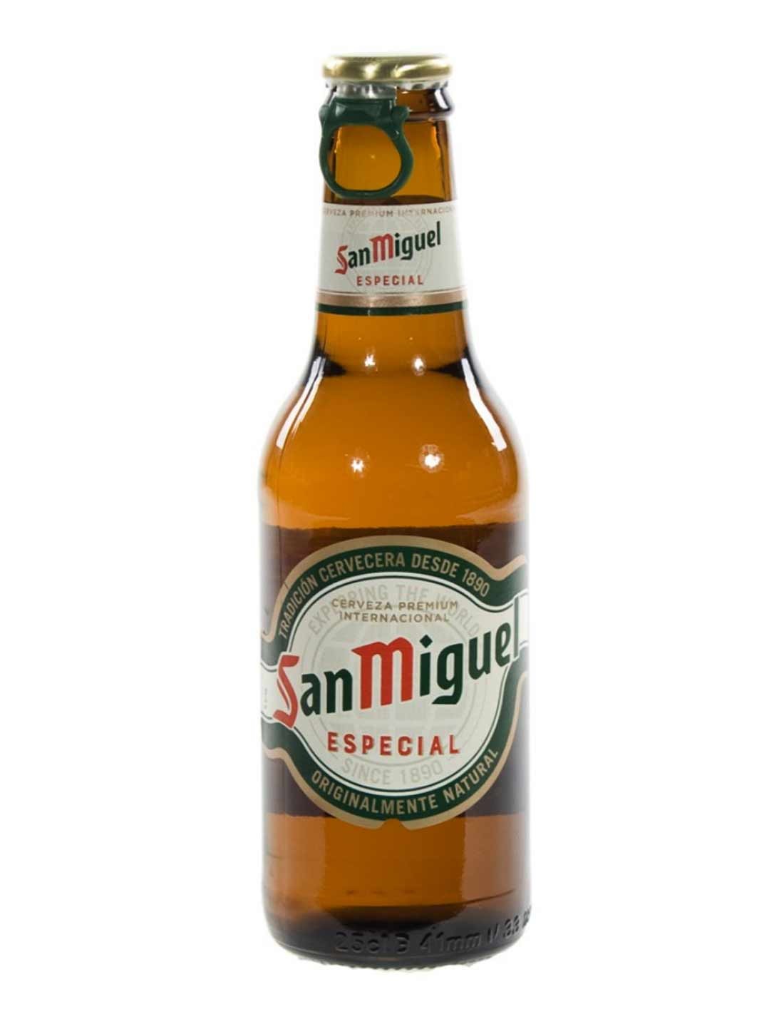 San Miguel Bier 4x25cl Flaschen packung