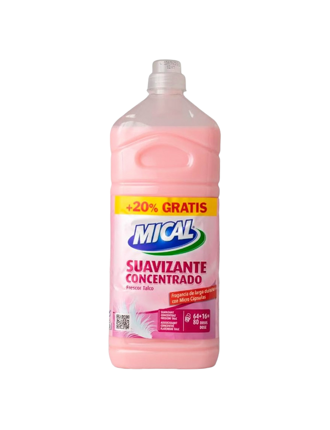 SUAVIZANTE MICAL TALCO CONCENTRADO 2L.