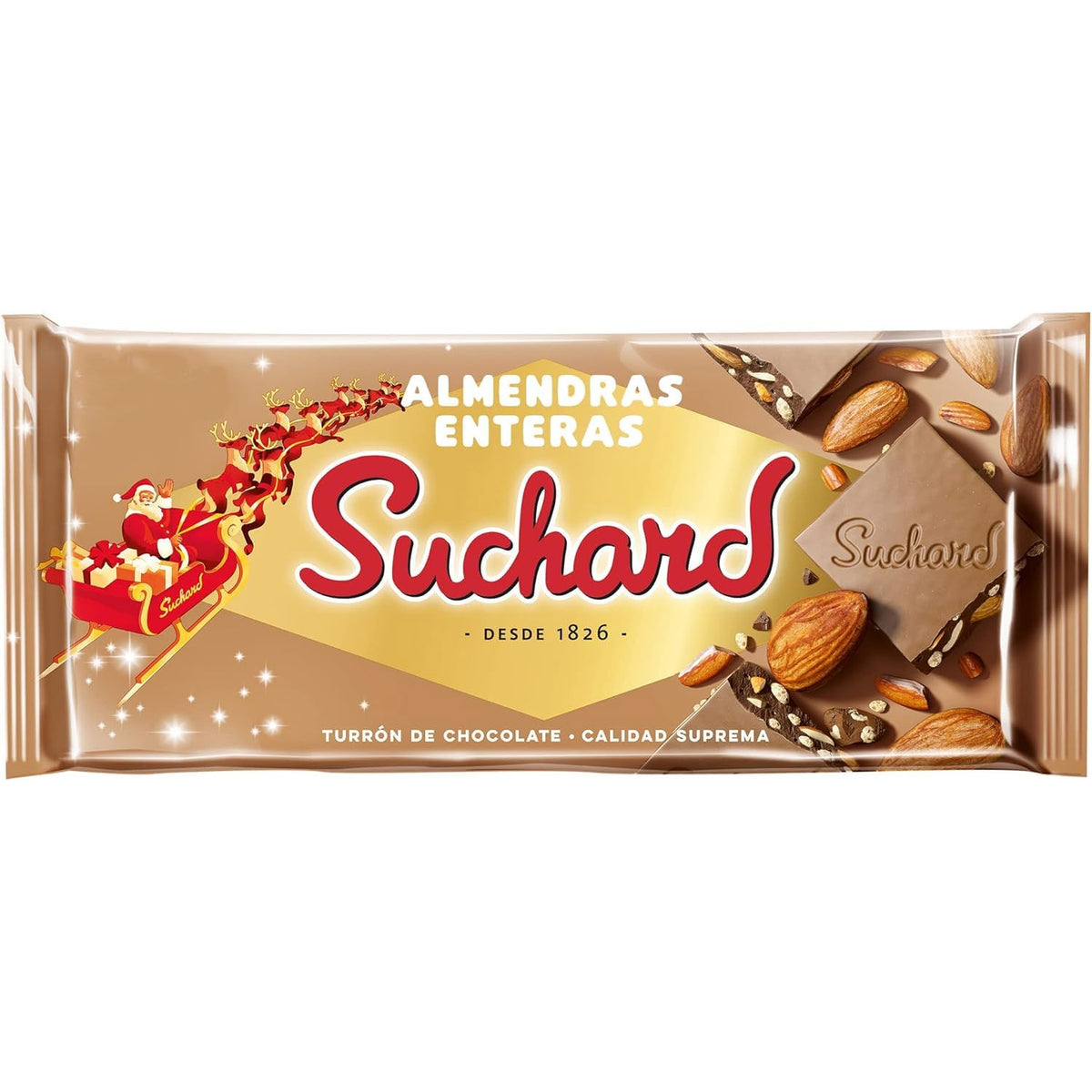 Turrón Suchard Choco Almendras Enteras 230g