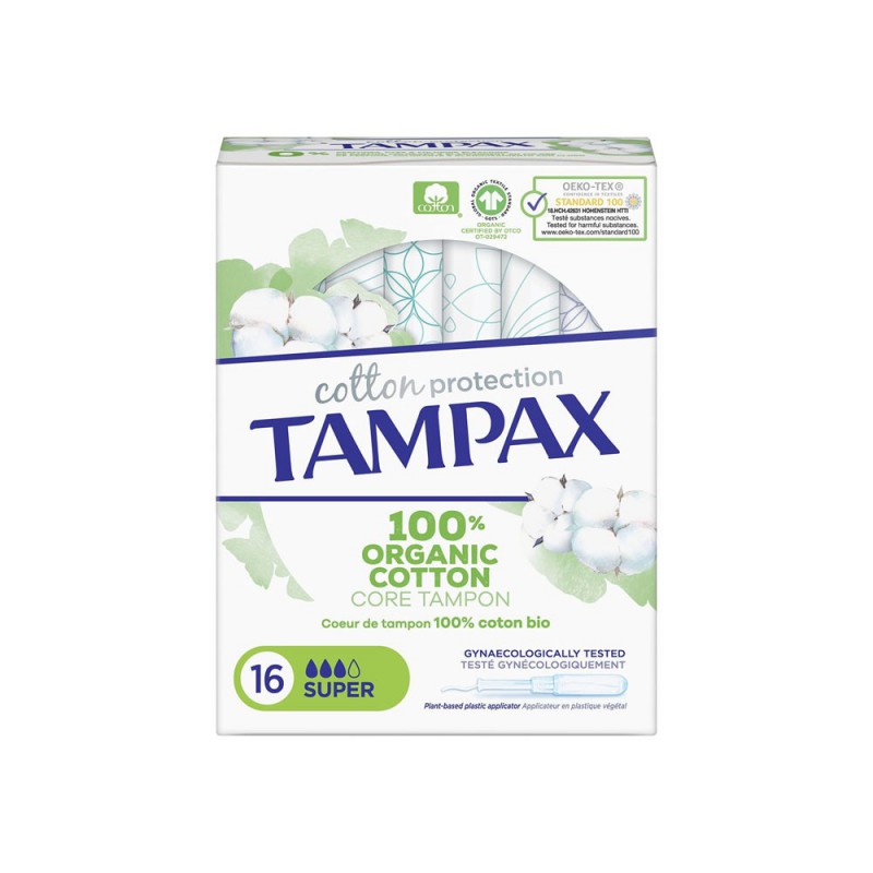 Tampax Cotton Protection Super - 16 Un